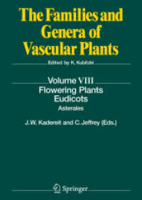 Flowering Plants.  Eudicots : Asterales (The Families and Genera of Vascular Plants) 〈Vol. 8〉