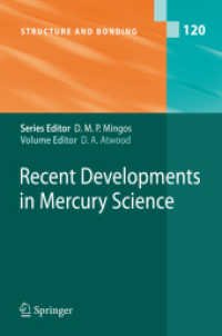 Recent Developments in Mercury Science (Structure and Bonding)