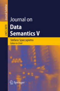 Journal on Data Semantics V (Lecture Notes in Computer Science) 〈Vol. 3870〉