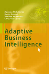 適応的ビジネス・インテリジェンス<br>Adaptive Business Intelligence （2006. X, 220 p. 23,5 cm）