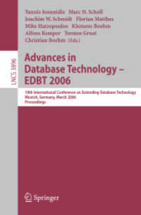 Advances in Database Technology-EDBT 2006 : 10 International Conference on Extending Database Technology, Munich, Germany, March 26-31 2006, Proceedin