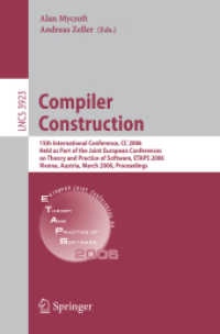 Compiler Construction : 15th International Conference, CC 2006, Held as Part of the Joint European Conferences on Theory and Practice of Software, ETA