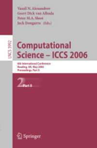 Computational Science -- Iccs 2006 : 6th International Conference, Reading, Uk, May 28-31, 2006, Proceedings, Part II (Lecture Notes in Computer Scien