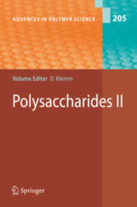 Polysaccharides II (Advances in Polymer Science)