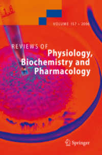 生理学、生化学、薬理学レビュー<br>Reviews of Physiology, Biochemistry and Pharmacology 〈Vol. 157〉