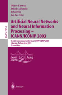Artificial Neural Networks and Neural Information Processing - Icann/Iconip 2003 : Joint International Conference Icann/Icinip 2003, Istanbul, Turkey,