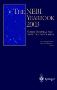 The NEBI Yearbook 2003 : North European and Baltic Sea Integration （2003. XIV, 498 p. w. 59 ill.）