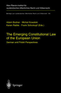 The Emerging Constitutional Law of the European Union - German and Polish Perspectives [English]