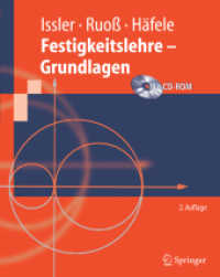 Festigkeitslehre, Grundlagen, m. CD-ROM (Springer-Lehrbuch) （Korrrig. Nachd. d. 2. Aufl. 2006. XLII, 621 S. m. 500 Abb. 24,5 cm）