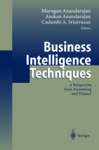会計・財務におけるＩＴ活用<br>Business Intelligence Techniques : A Perspective from Accounting and Finance （2003. X, 270 p. w. 53 figs. 23,5 cm）