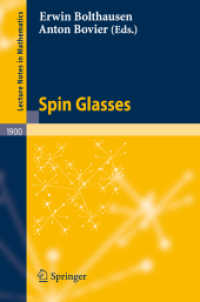 Spin Glasses (Lecture Notes in Mathematics) 〈Vol. 1900〉