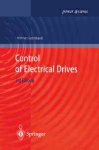 Control of Electrical Drives (Power Systems) （3rd ed.）