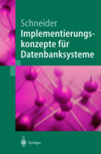Implementierungskonzepte für Datenbanksysteme （2003. XVI, 333 S. 24 cm）