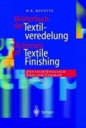 独英・英独：織物仕上げ辞典<br>Dictionary of Textile Finishing : Deutsch/Englisch, English/German （2002. 396 S. 21 cm）