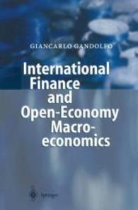国際金融と開放経済のマクロ経済学<br>International Finance and Open-Economy Macroeconomics （2002. XXII, 613 p. w. 48 figs. 23,5 cm）
