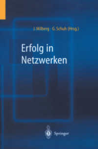 Erfolg in Netzwerken : Festschrift （2002. XIV, 342 S. m. zahlr. Abb. 24,5 cm）