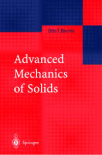 Advanced Mechanics of Solids （2003. XII, 206 p.）