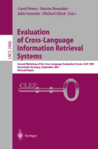 Evalation of Cross-Language Information Retrieval Systems : Second Workshop of the Cross-Language Evaluation Forum, Clef 2001, Darmstadt, Germany, Sep
