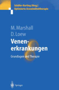Venenerkrankungen : Grundlagen und Therapie (Optimierte Arzneimitteltherapie) （2003. xvi, 282 S. XVI, 282 S. 3 Abb. 235 mm）