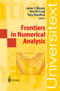 Frontiers in Numerical Analysis : Durham 2002 (Universitext) （2003. 370 p.）