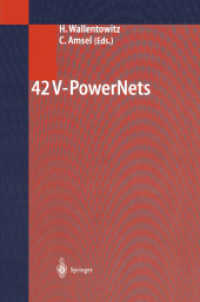 42-Volt PowerNets （2003. XX, 209 p. w. 184 figs.）