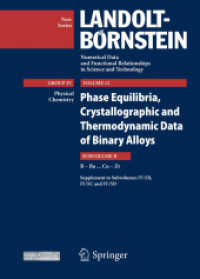 Landolt : Börnstein : Physical Chemistry, Subvolume 12B : B-Ac...Cu-Zr : Supplement to IV/5B (Landolt-Börnstein : Numerical Data and Functional Relationships in Science and Technology, New Series)