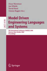 Model Driven Engineering Languages and Systems : 9th International Conference, Models 2006, Genova, Italy, October 1-6, 2006: Proceedings (Lecture Not