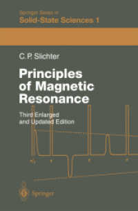洋書 Principles of Magnetic Reasonance Principles of Magnetic Resonance (Springer Series in Solid-State