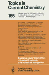 Supramolecular Chemistry I — Directed Synthesis and Molecular Recognition (Topics in Current Chemistry)