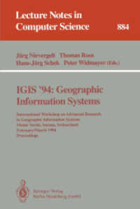 Igis '94 : Geographic Information Systems : International Workshop on Advanced Research in Geographic Information Systems Monte Verita, Ascona, Switze