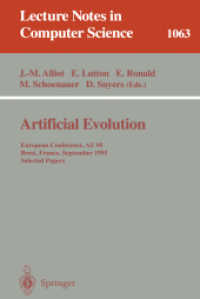 Artificial Evolution : European Conference, Ae 95 Brest, France, September 4-6, 1995 : Selected Papers (Lecture Notes in Computer Science)