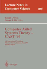 Computer Aided Systems Theory : Cast'94 : 4th International Workshop, Ottawa, Ontario, Canada, May 16-20, 1994 : Selected Papers (Lecture Notes in Com