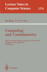Computing and Combinatorics : Third Annual International Conference, Cocoon '97, Shanghai, China, August 20-22, 1997 : Proceedings (Lecture Notes in C