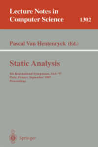 Static Analysis : 4th International Symposium, Sas'97, Paris, France, September 1997 : Proceedings (Lecture Notes in Computer Science)
