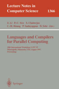 Languages and Compilers for Parallel Computing : 10th International Workshop, Lcpc '97, Minneapolis, Minnesota, Usa, August 7-9, 1997 Proceedings (Lec