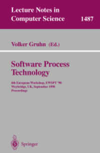 Software Process Technology : 6th European Workshop, Ewspt'98, Weybridge, Uk, September 16-18, 1998 Proceedings (Lecture Notes in Computer Science)