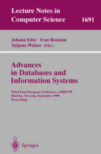 Advances in Databases and Information Systems : Third East European Conference, Adbis'99, Maribor, Slovenia, September 13-16, 1999, Proceedings (Lectu