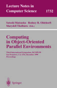 Computing in Object-Oriented Parallel Environments : Third International Symposium, Iscope 99, San Francisco, Ca, Usa, December 1999 : Proceedings (Le
