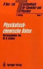 Taschenbuch Fur Chemiker Und Physiker （4. Aufl. 1983. Nachdruck）