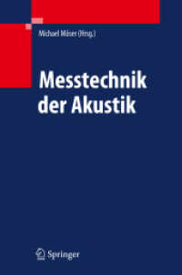 Messtechnik der Akustik （2008. 500 S. 23,5 cm）