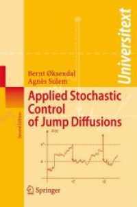 Applied Stochastic Control of Jump Diffusions (Universitext) （2ND）