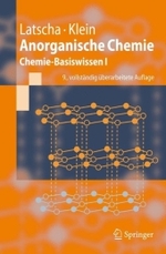 Anorganische Chemie : Chemie-Basiswissen I (Springer-Lehrbuch) （9., überarb. Aufl. 2007. XX, 491 S. m. 190 Abb., 1 Falttaf. 24 cm）