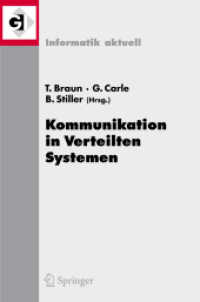 Kommunikation in Verteilten Systemen (KIVS) 2007 : Fachtagung Kommunikation in Verteilten Systemen (KIVS 2007) Bern, Schweiz, 26. Februar - 2. Marz 20 （Bilingual）