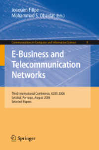 E-business and Telecommunication Networks (Communications in Computer and Information Science) 〈Vol. 9〉
