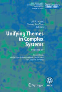 Unifying Themes in Complex Systems IV : Proceedings of the Fourth International Conference on Complex Systems