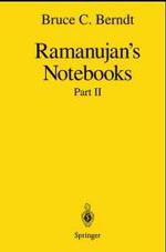 Ramanujan's Notebooks Vol.2 （Corr. pr. 1998. XI, 359 p. w. 3 figs. 24 cm）