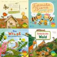 Maxi-Pixi-4er-Set 111: Meine Natur-Bilderbücher (4x1 Exemplar), 4 Teile : 4 Minibücher für Kinder ab 3 Jahren rund um Natur und Umwelt (Maxi-Pixi-4er-Set 111) （Auflage. 2024. 24 S. Farbig illustriert. 157.00 mm）