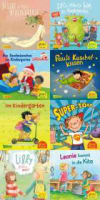 Pixi-8er-Set 286: Pixis bunter Kindergarten (8x1 Exemplar), m. 2 Buch, 6 Teile (Pixi-8er-Set 286) （Auflage. 2023. 24 S. farbig illustriert. 10 cm）
