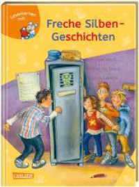 LESEMAUS zum Lesenlernen Sammelbände: Freche Silben-Geschichten : 3 Geschichten in 1 Band | Lesetexte mit farbiger Silbenmarkierung. Sammelband (LESEMAUS zum Lesenlernen Sammelbände 63) （1. Auflage, Mehrfachband. 2023. 96 S. Farbig illustriert. 245.00 mm）
