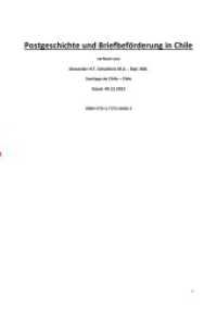 Postgeschichte und Briefbef&ouml;rderung in Chile : DE （2. Aufl.）